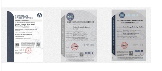 certificates